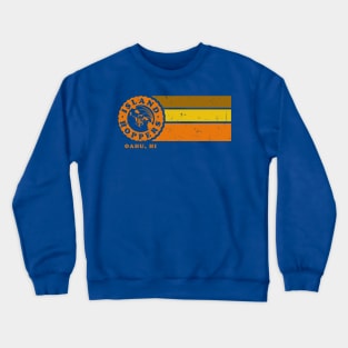 Island Hoppers Stripes Distressed Crewneck Sweatshirt